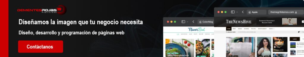 Diseño, desarrollo y programación de páginas web