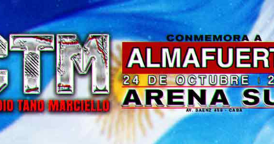 Claudio Tano Marciello, ” en el día del Metal Argentino conmemora a Almafuerte”